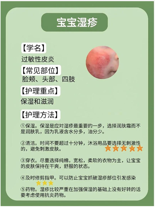 寶寶濕疹怎么辦？