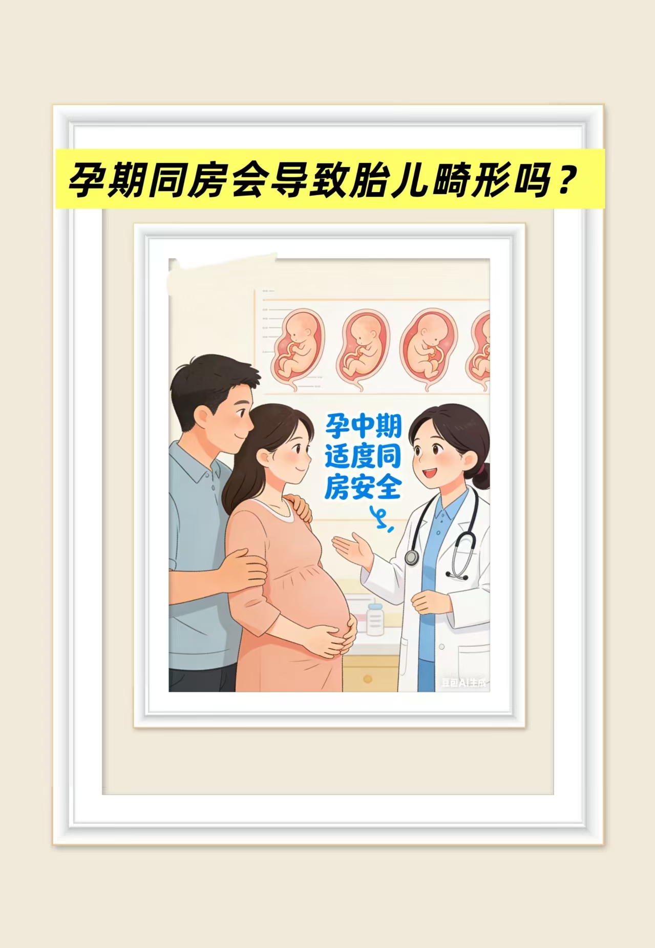 孕期同房會(huì)導(dǎo)致胎兒畸形嗎？