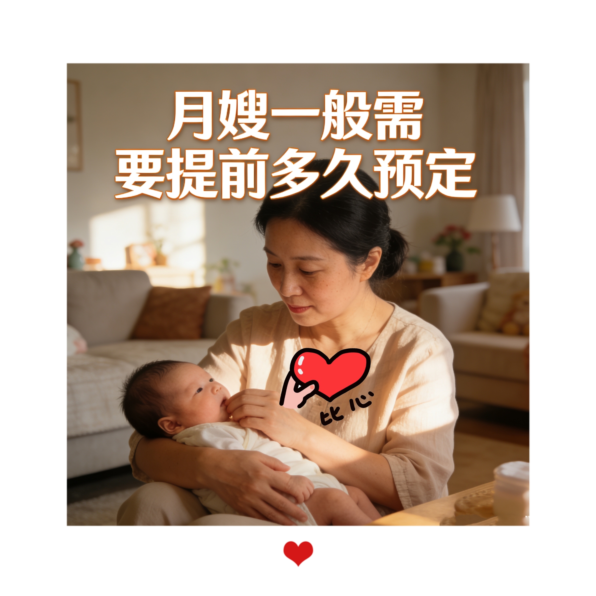 月嫂一般需要提前多久預(yù)定？