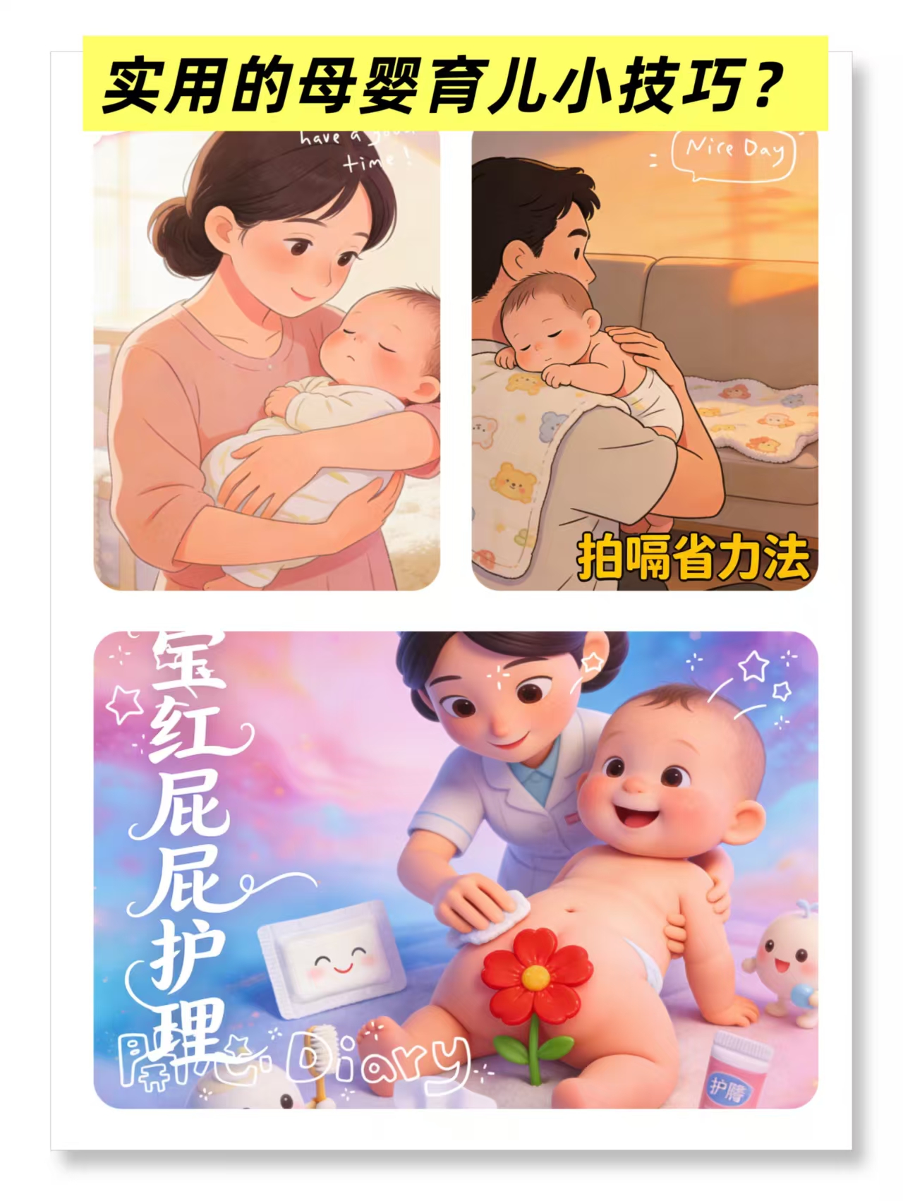 實(shí)用的母嬰育兒小技巧？